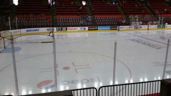 Visions Veterans Memorial Arena, section: 18, row: B, seat: 1
