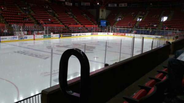 Visions Veterans Memorial Arena, section: 18, row: B, seat: 1