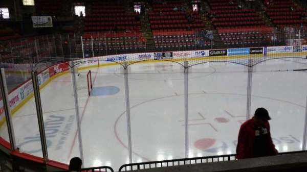 Visions Veterans Memorial Arena, section: 18, row: B, seat: 8