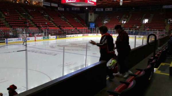 Visions Veterans Memorial Arena, section: 18, row: B, seat: 8