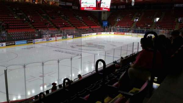 Visions Veterans Memorial Arena, section: 19, row: F, seat: 1