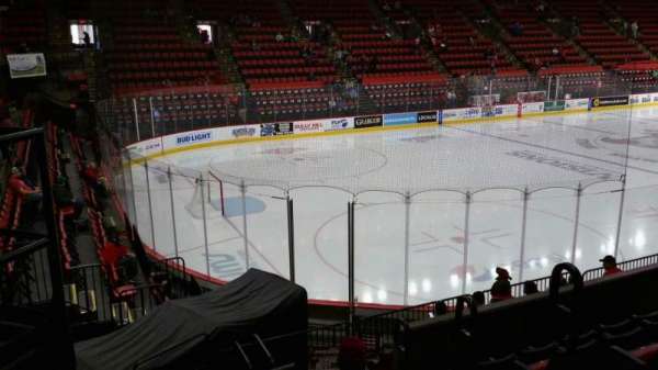 Visions Veterans Memorial Arena, section: 19, row: F, seat: 1