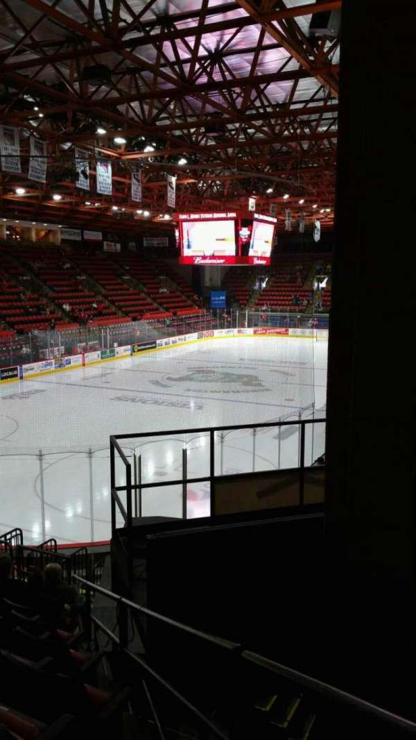 Visions Veterans Memorial Arena, section: 20, row: H, seat: 7