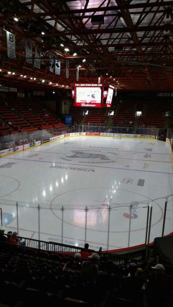Visions Veterans Memorial Arena, section: 21, row: I, seat: 14