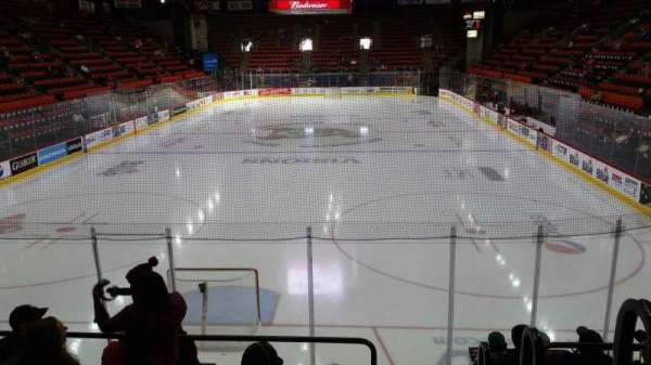 Visions Veterans Memorial Arena, section: 22, row: E, seat: 1