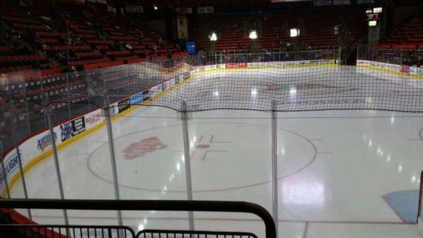 Visions Veterans Memorial Arena, section: 23, row: B, seat: 1