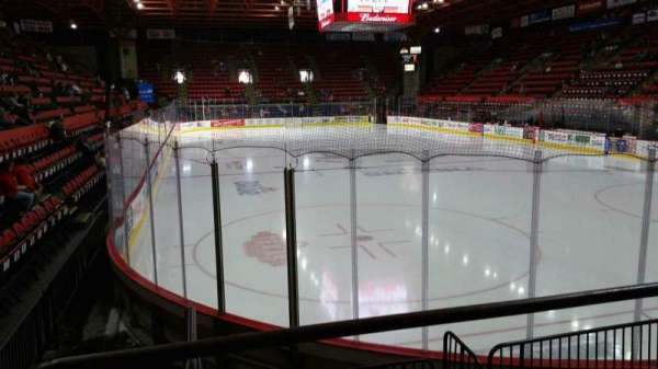 Visions Veterans Memorial Arena, section: 23, row: B, seat: 14