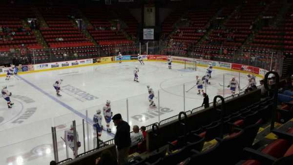 Visions Veterans Memorial Arena, section: 1, row: F, seat: 11