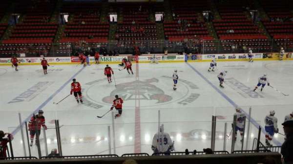 Visions Veterans Memorial Arena, section: 1, row: F, seat: 11