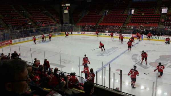 Visions Veterans Memorial Arena, section: 1, row: F, seat: 11