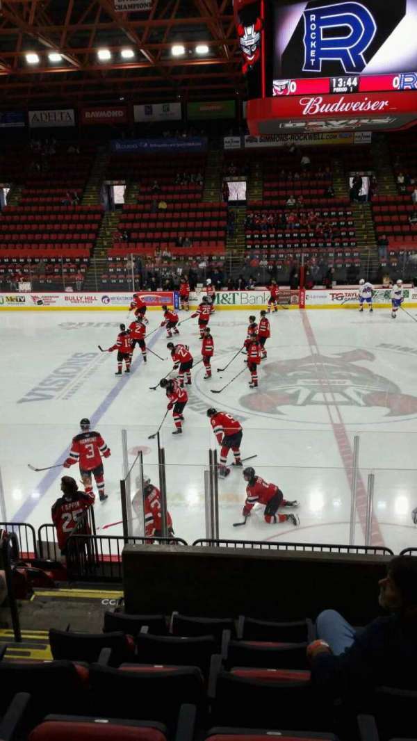 Visions Veterans Memorial Arena, section: 1, row: F, seat: 15