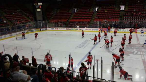 Visions Veterans Memorial Arena, section: 1, row: F, seat: 15