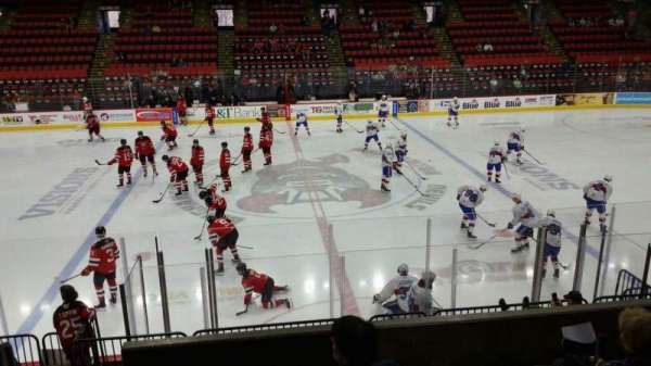 Visions Veterans Memorial Arena, section: 1, row: F, seat: 15