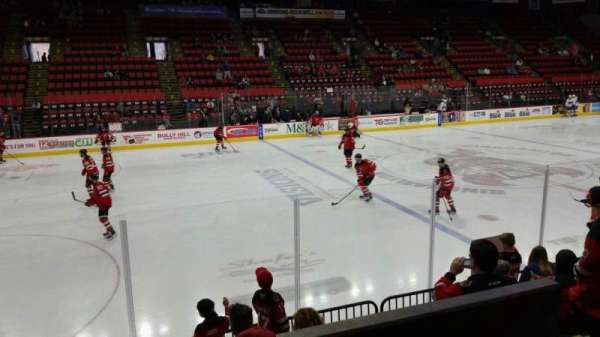 Visions Veterans Memorial Arena, section: 3, row: C, seat: 6