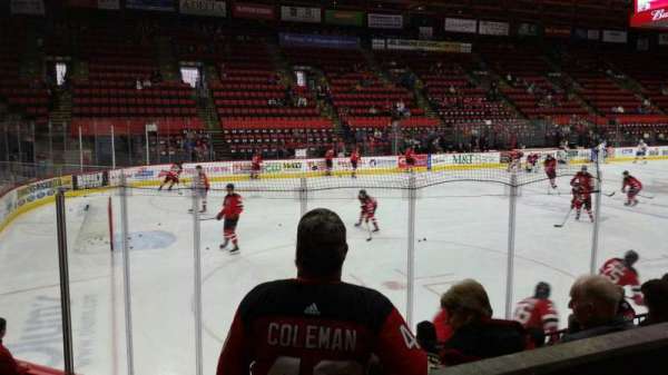 Visions Veterans Memorial Arena, section: 4, row: B, seat: 11