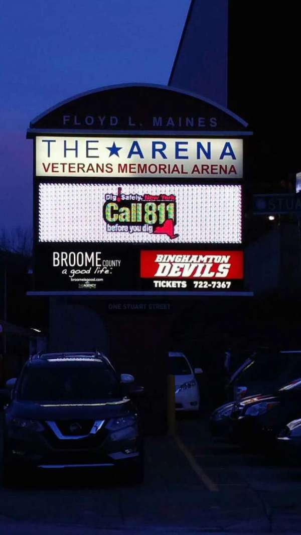 Visions Veterans Memorial Arena, section: EXTERIOR