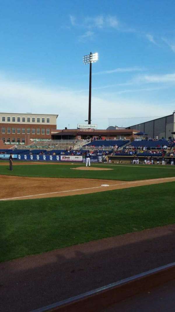 Frawley Stadium, section: 25, row: 1, seat: 1