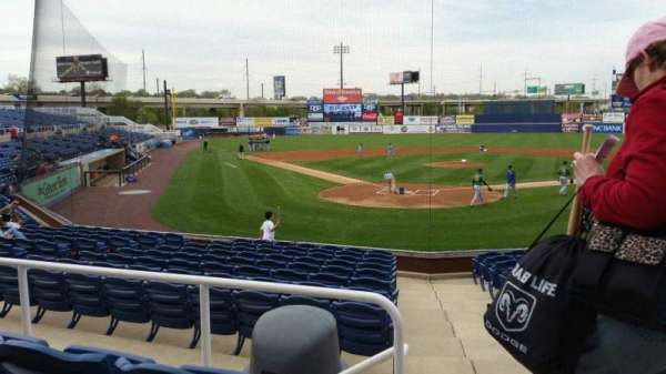 Frawley Stadium, section: G, row: 3, seat: 1