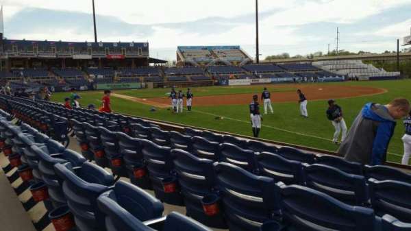 Frawley Stadium, section: 1, row: 5, seat: 1