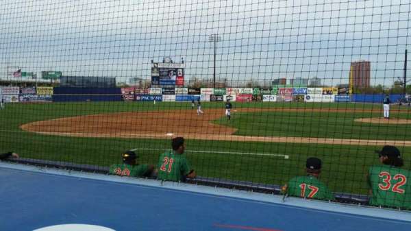 Frawley Stadium, section: 21, row: 1, seat: 6