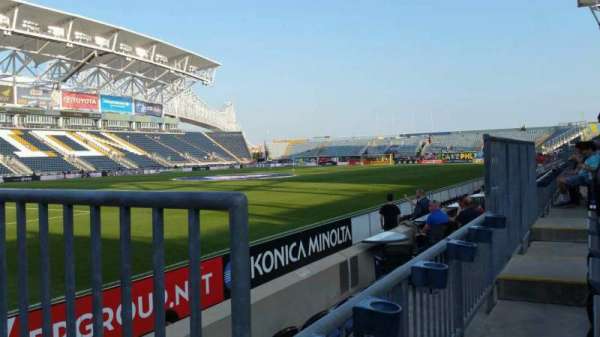 Subaru Park, section: 112, row: D, seat: 8