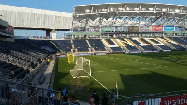 Subaru Park, section: 113, row: J, seat: 1