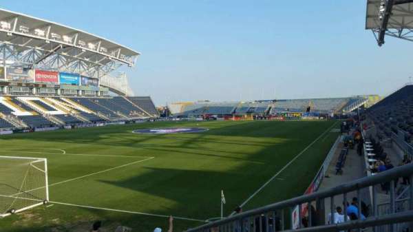 Subaru Park, section: 114, row: L, seat: 1