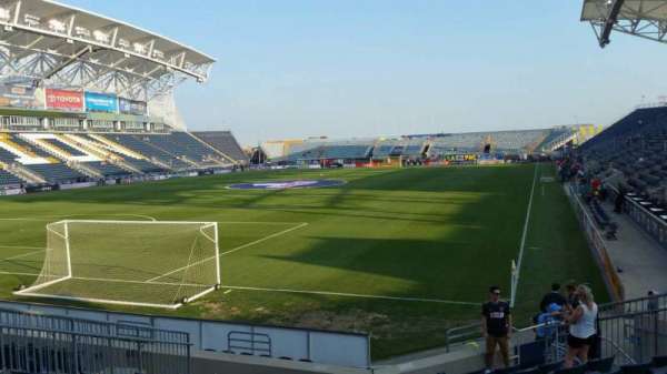 Subaru Park, section: 114, row: L, seat: 14