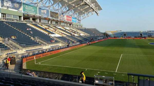 Subaru Park, section: 119, row: M, seat: 1