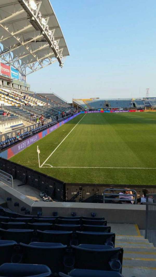 Subaru Park, section: 120, row: H, seat: 1