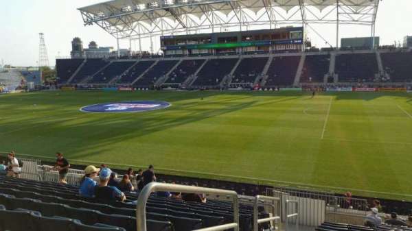 Subaru Park, section: 123, row: V, seat: 20
