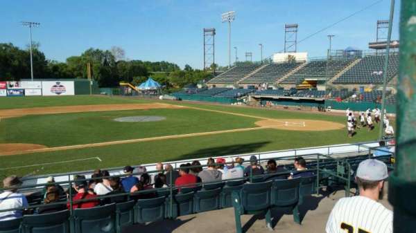 New Britain Stadium, section: 213, row: A, seat: 1