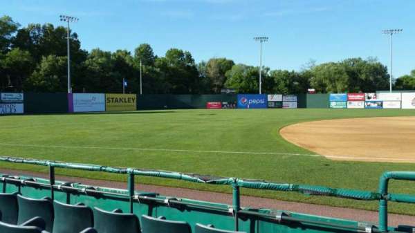 New Britain Stadium, section: 117, row: D, seat: 1