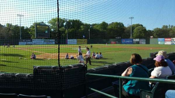 New Britain Stadium, section: 109, row: D, seat: 1