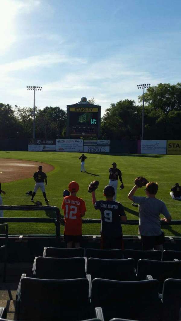New Britain Stadium, section: 101, row: F, seat: 15