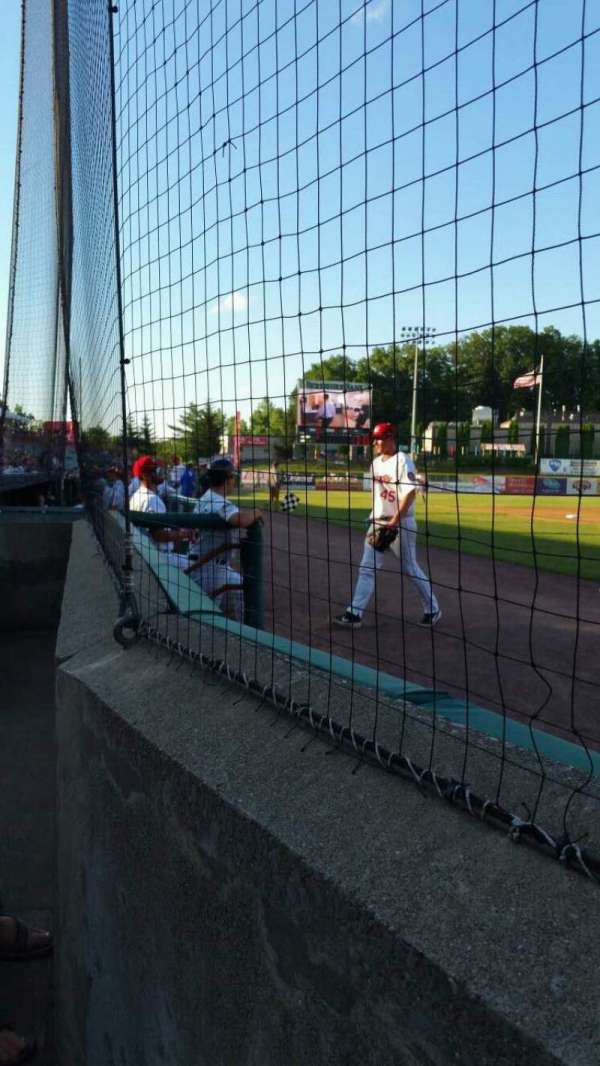 Joseph L. Bruno Stadium, section: 110, row: A, seat: 15