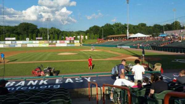 Joseph L. Bruno Stadium, section: 150, row: M, seat: 1
