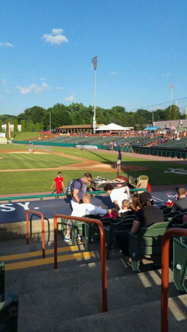 Joseph L. Bruno Stadium, section: 150, row: M, seat: 1