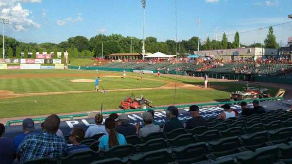 Joseph L. Bruno Stadium, section: 150, row: M, seat: 20