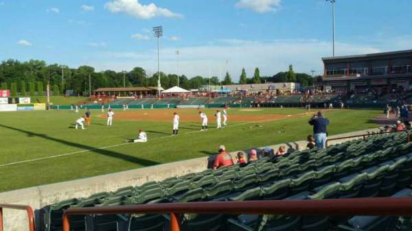 Joseph L. Bruno Stadium, section: 330, row: H, seat: 1