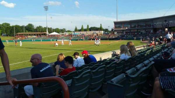 Joseph L. Bruno Stadium, section: 350, row: E, seat: 1