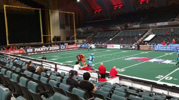 Boardwalk Hall, section: 106, row: KK, seat: 16