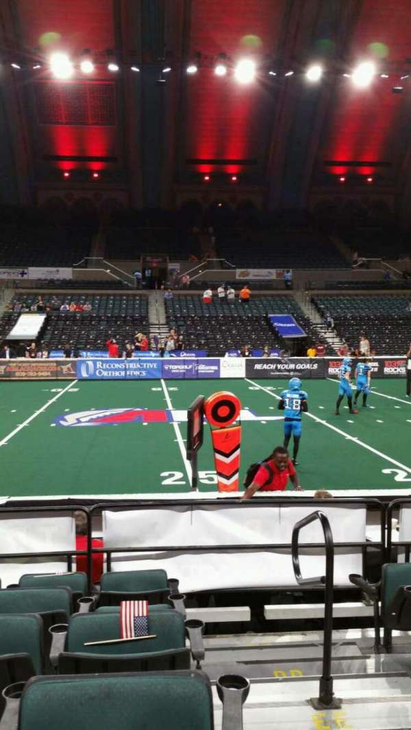 Boardwalk Hall, section: 105, row: HH, seat: 18