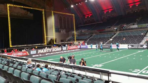 Boardwalk Hall, section: 105, row: HH, seat: 18