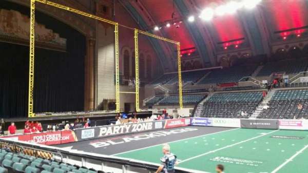 Boardwalk Hall, section: 105, row: HH, seat: 1