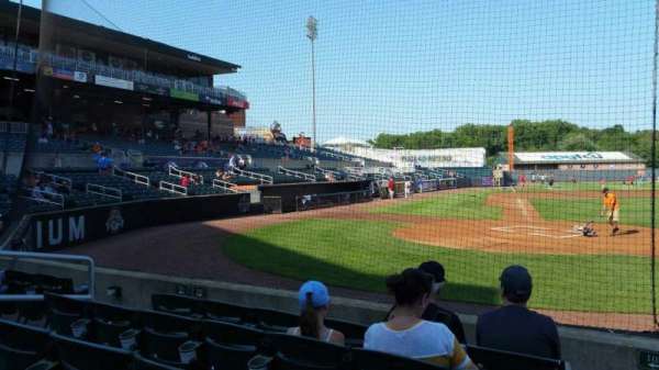 Ripken Stadium, section: 103, row: E, seat: 1