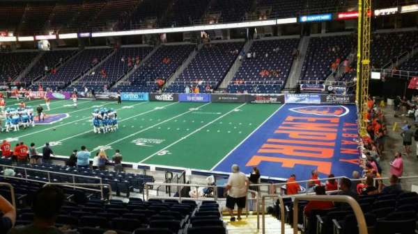 MVP Arena, section: 102, row: N, seat: 1