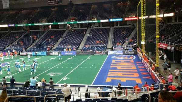 MVP Arena, section: 102, row: N, seat: 7