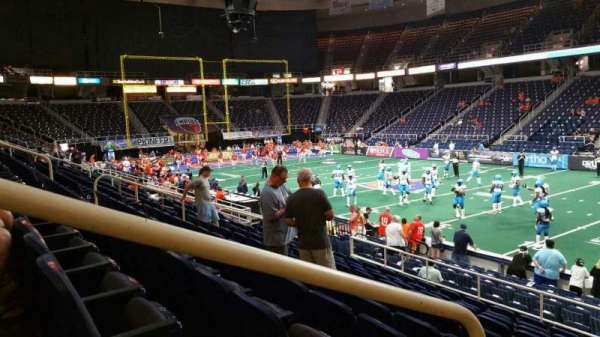 MVP Arena, section: 102, row: K, seat: 11