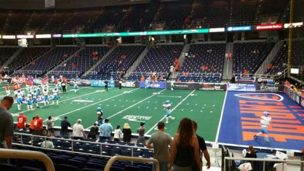 MVP Arena, section: 102, row: K, seat: 11